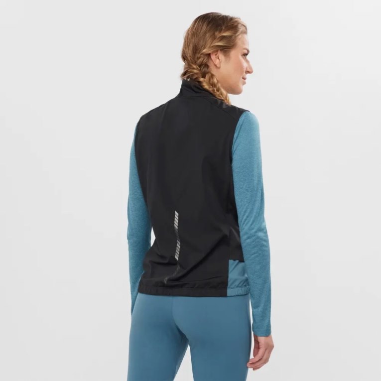 Black Salomon Light Shell Women's Vest | IE MW5123